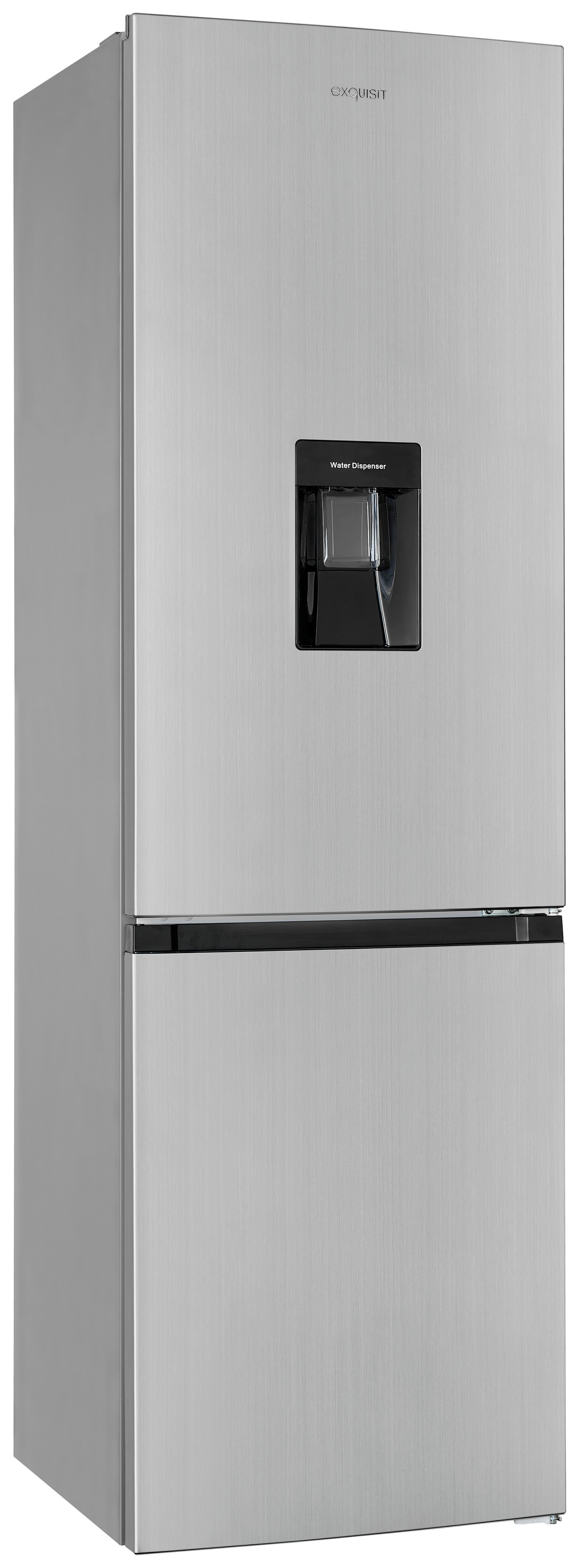 EXQUISIT KGC265-70-NF-WS-040C inoxlook Kühlgefrierkombination (C, 141,00 kWh, 1805 mm hoch, inoxlook)