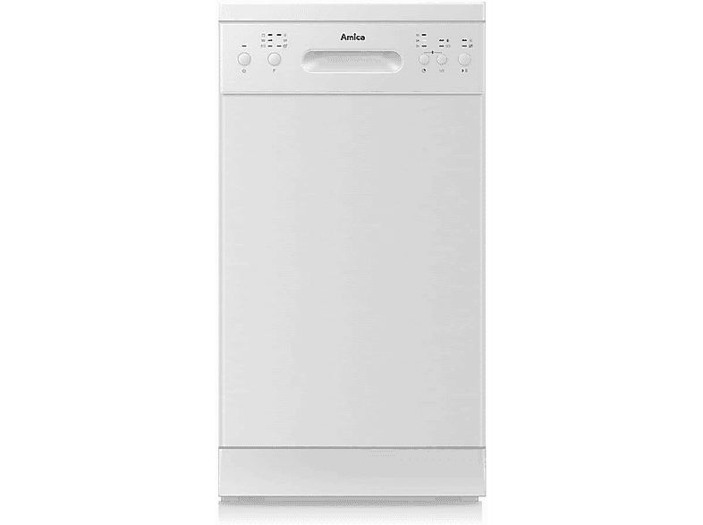 AMICA GSP 530 910-1 W Geschirrspüler (Freistehend mit Unterbaumöglichkeit (Besteckkorb, 448 mm breit, 47 dB (A), E)