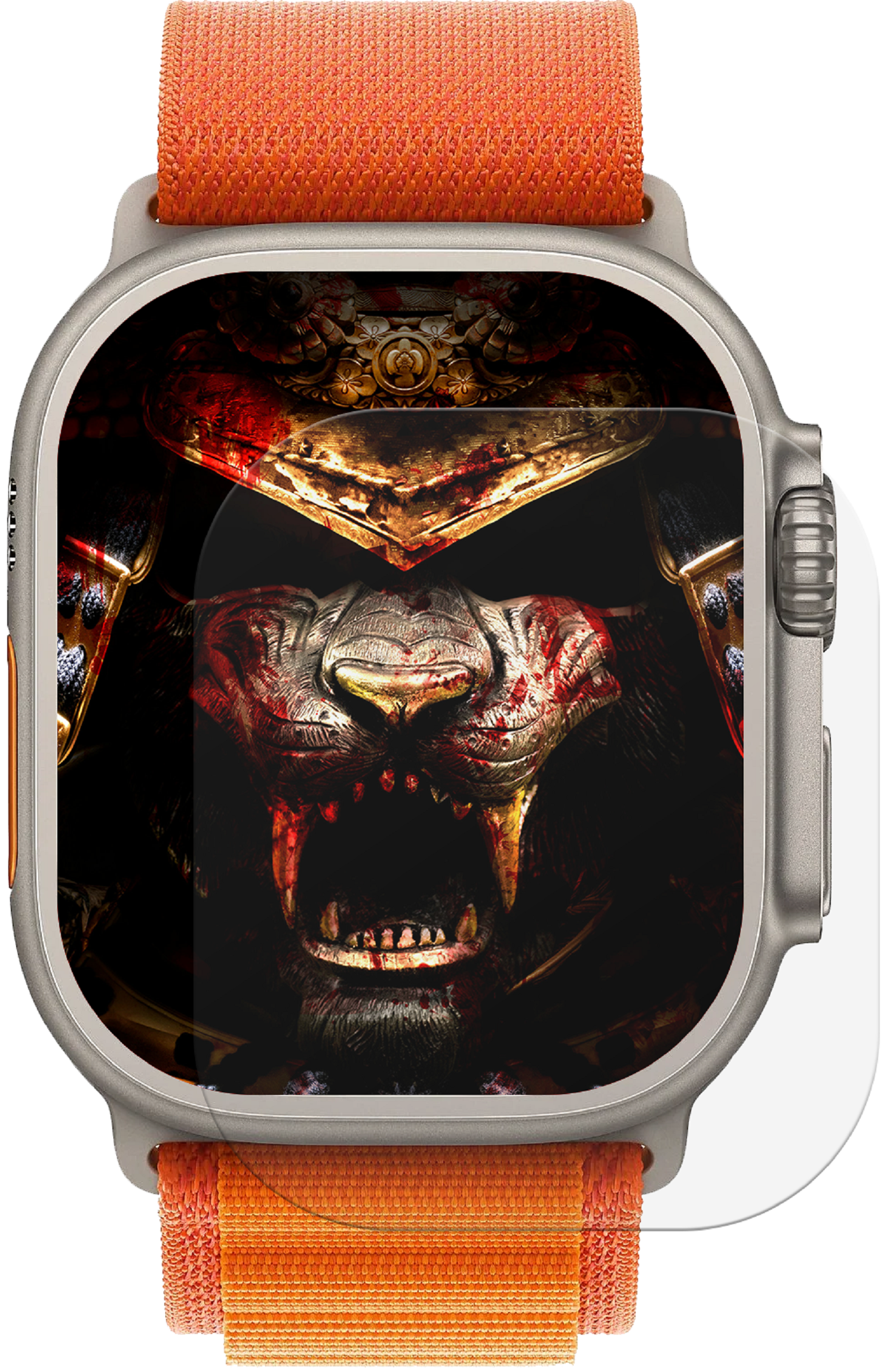 PROTECTORKING FLEXIBLEL Apple Watch 49mm) 2x Apple Panzernanoglas Ultra Displayschutzfolie(für ENTSPIEGELT 9H