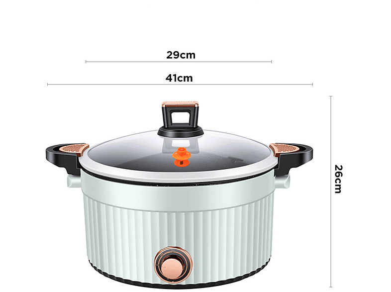 Kapazität Grün) Elektronischer Sofortiges Kochtopf, SHAOKE Mikrodruckkocher Erhitzen 7.5L