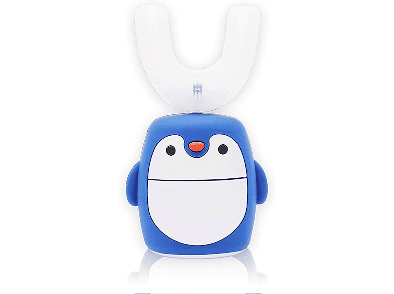 ELKUAIE Niedliche Pinguinform elektrische Zahnbürste blue
