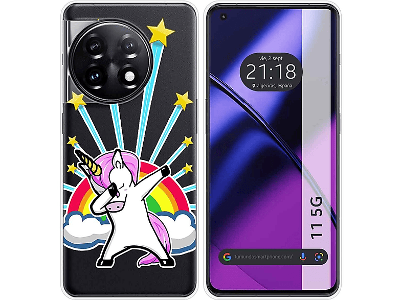 Xiaomi Redmi Note 13 5G Funda Gel Tpu Silicona transparente dibujo  Unicornio