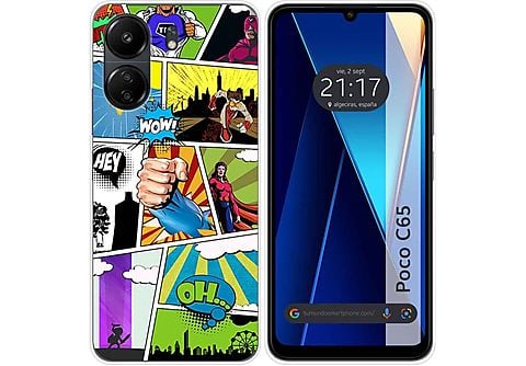 Funda móvil - Xiaomi Poco C65 TUMUNDOSMARTPHONE, Xiaomi, Xiaomi Poco C65,  Multicolor