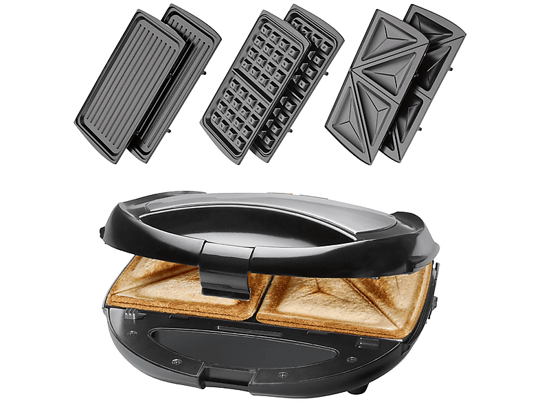 BOMANN ST/WA 1364 Sandwichtoaster Silber | Sandwichmaker