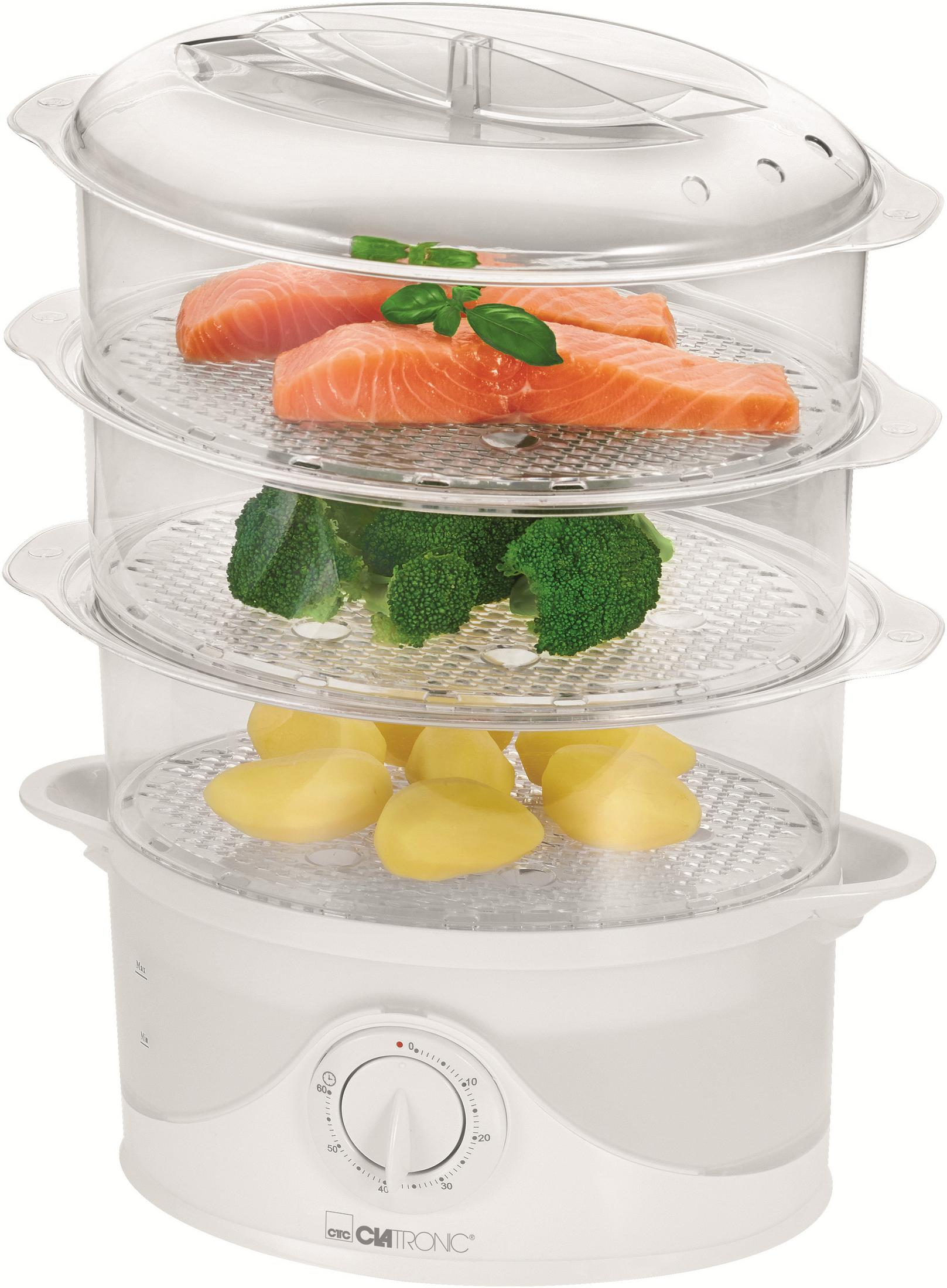 TEFAL Dampfgarer Stand 9l 800W 3korb Sw VC2048