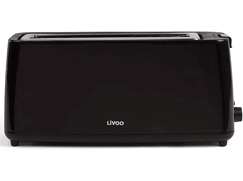 LIVOO DOD168N Toaster Schwarz Schlitze: (900 1) Watt