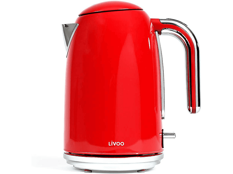 LIVOO DOD180R Wasserkocher, Rot