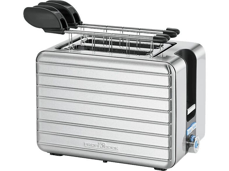 PROFICOOK PC-TAZ 1110 Toaster Silber (1050 Watt, Schlitze: 2)