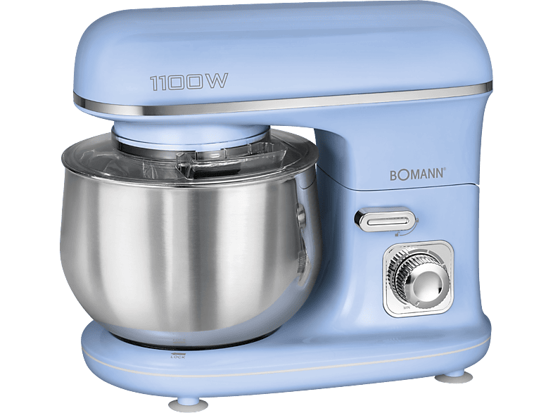 BOMANN KM 6030 CB Knetmaschine Blau (1000 Watt) | Küchenmaschinen