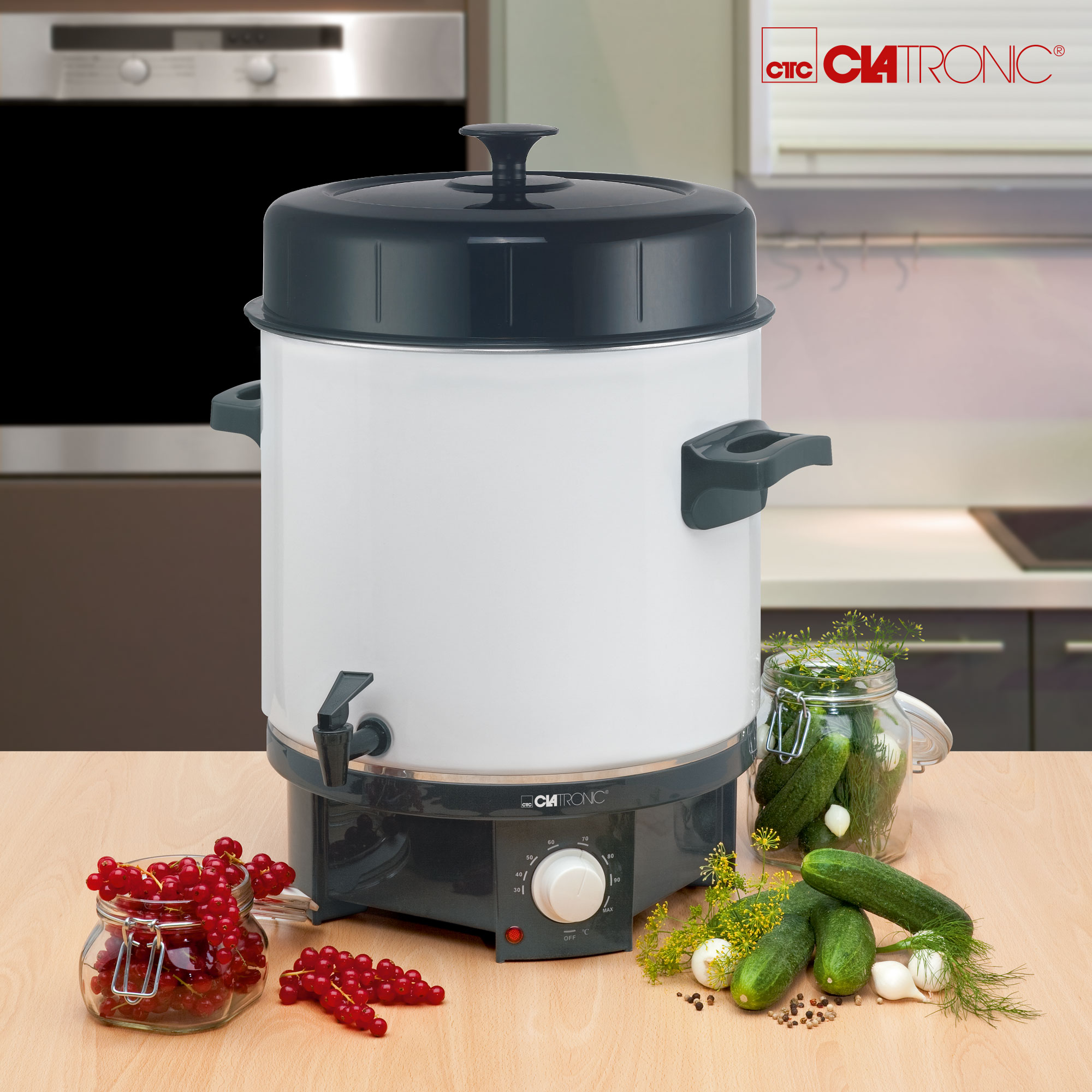 CLATRONIC EKA 3338 Wasserkocher 1800 Watt, Weiß
