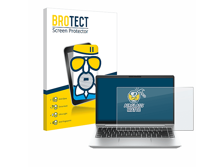 BROTECT Airglass 445 HP Schutzfolie(für ProBook matte G10)