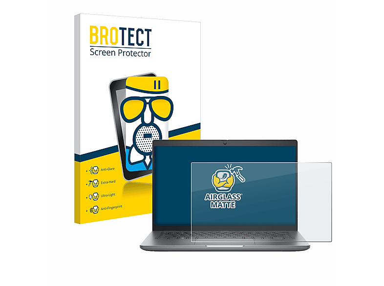 BROTECT Airglass matte 3480) Schutzfolie(für Precision Dell