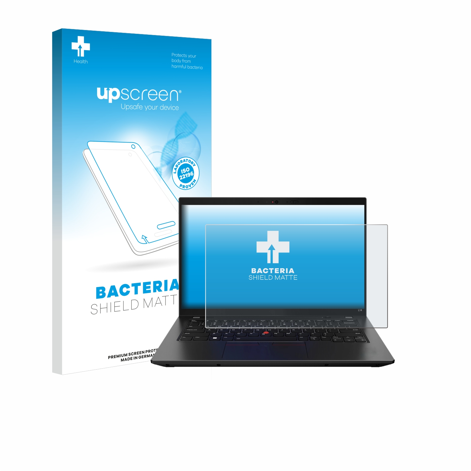 ThinkPad matte Lenovo antibakteriell 3) L14 Gen UPSCREEN entspiegelt Schutzfolie(für