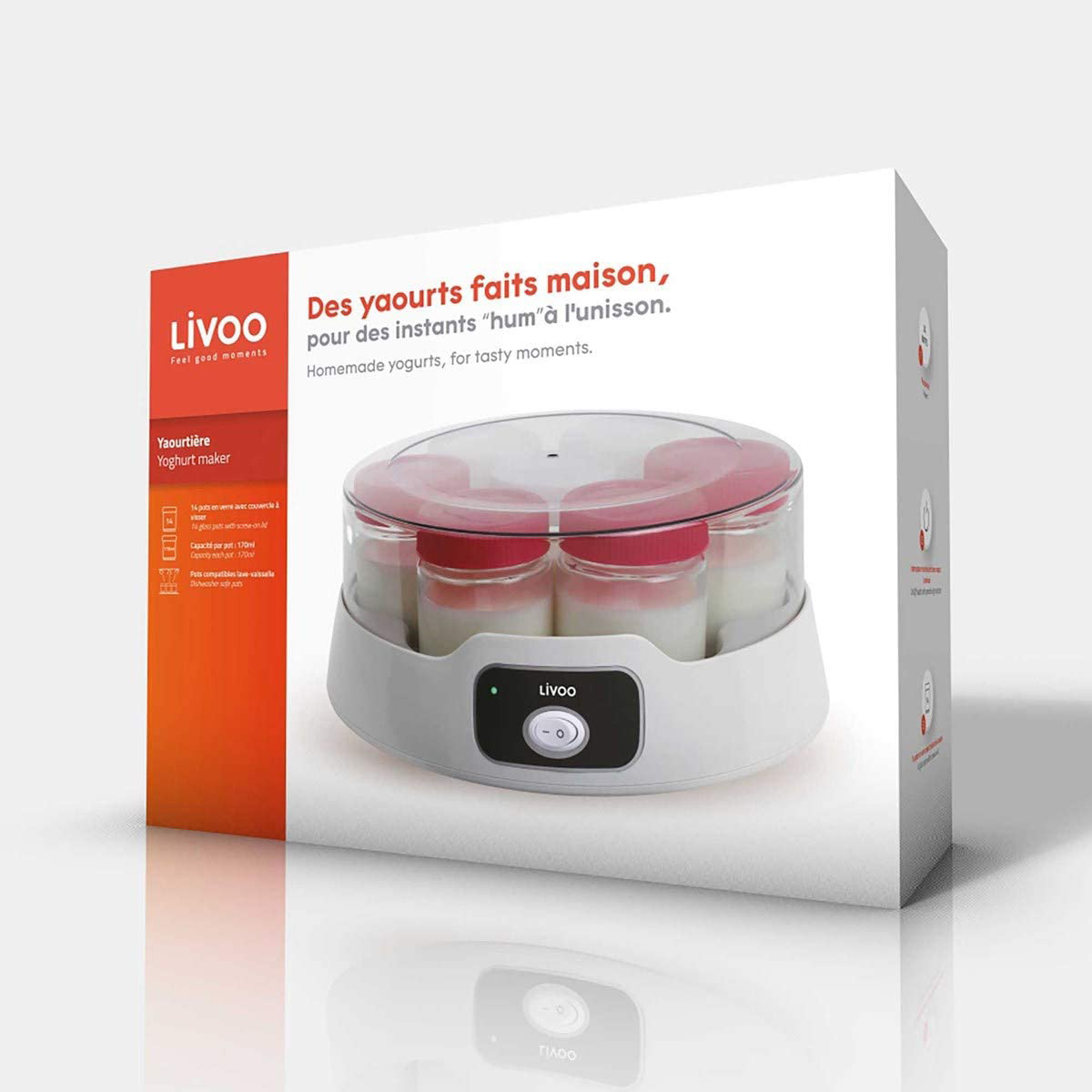 LIVOO DOP180 (20 Watt) Joghurtbereiter