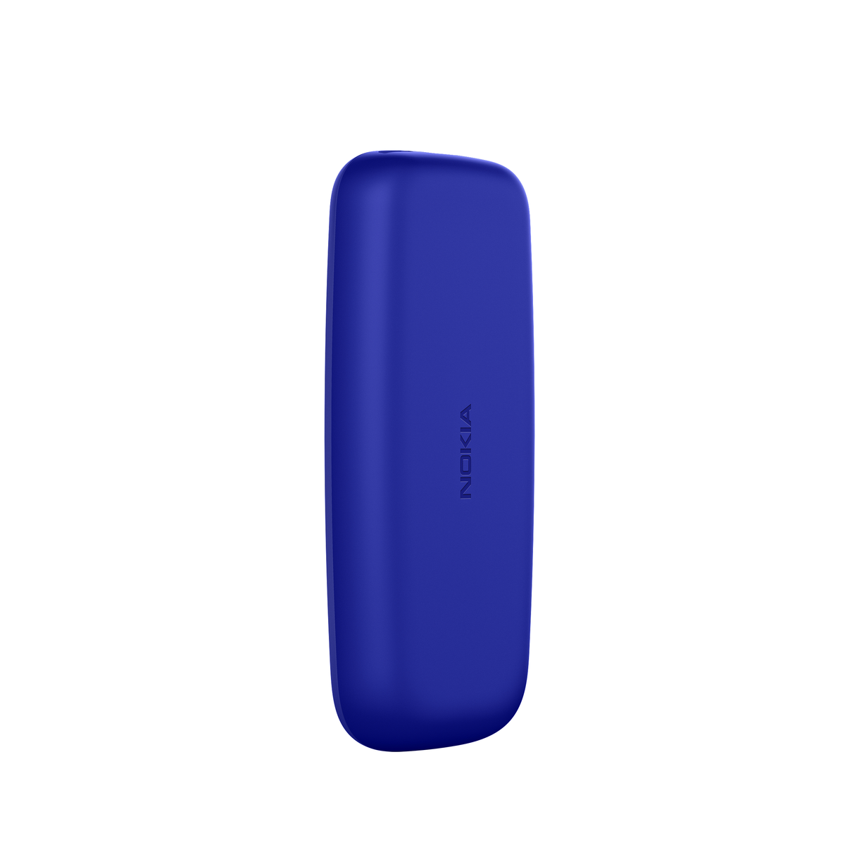 Blaues Nokia-Telefon, Rückansicht. Das Nokia-Logo ist zentriert.