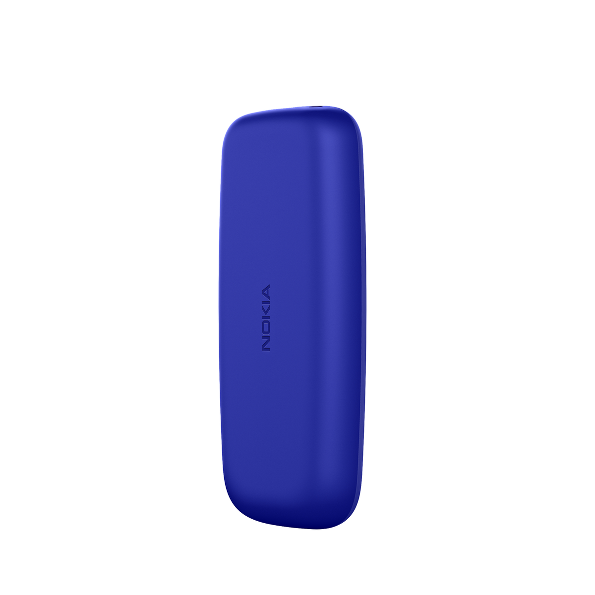 Blaues Nokia-Telefon, Rückansicht. Das Nokia-Logo ist zentriert.