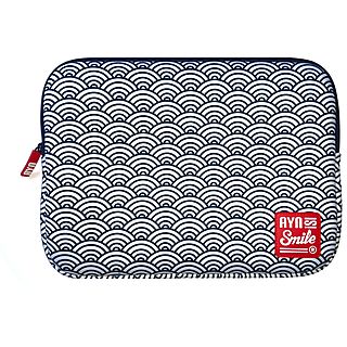 Funda portátil - Smile SEIGAIHA, 14 ", Neoprene, Azul