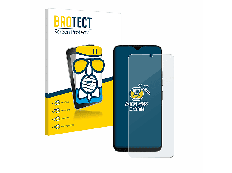 BROTECT Airglass matte Schutzfolie(für Umidigi Plus) G3