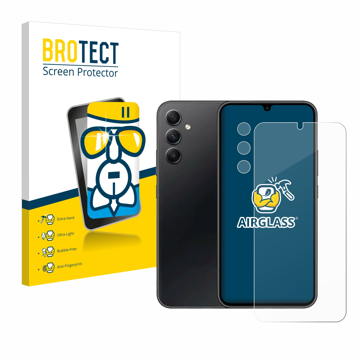 A34 Enterprise 5G Airglass Edition) Samsung Schutzfolie(für BROTECT klare Galaxy