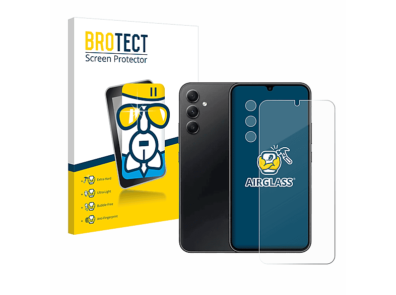 BROTECT Airglass klare Schutzfolie(für Samsung Galaxy A34 5G Enterprise Edition)