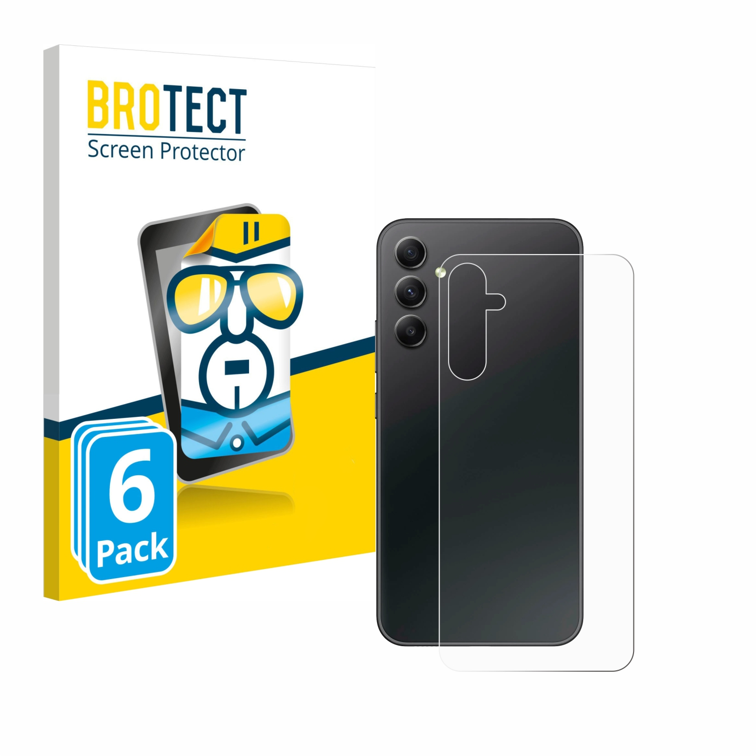 BROTECT 6x Samsung klare Schutzfolie(für Edition) 5G Galaxy A34 Enterprise