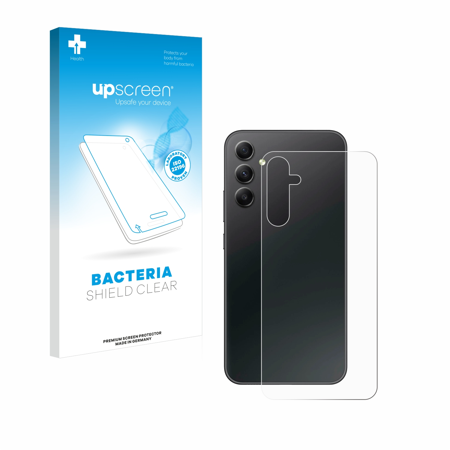 antibakteriell klare Galaxy Schutzfolie(für A34 Edition) UPSCREEN Samsung 5G Enterprise