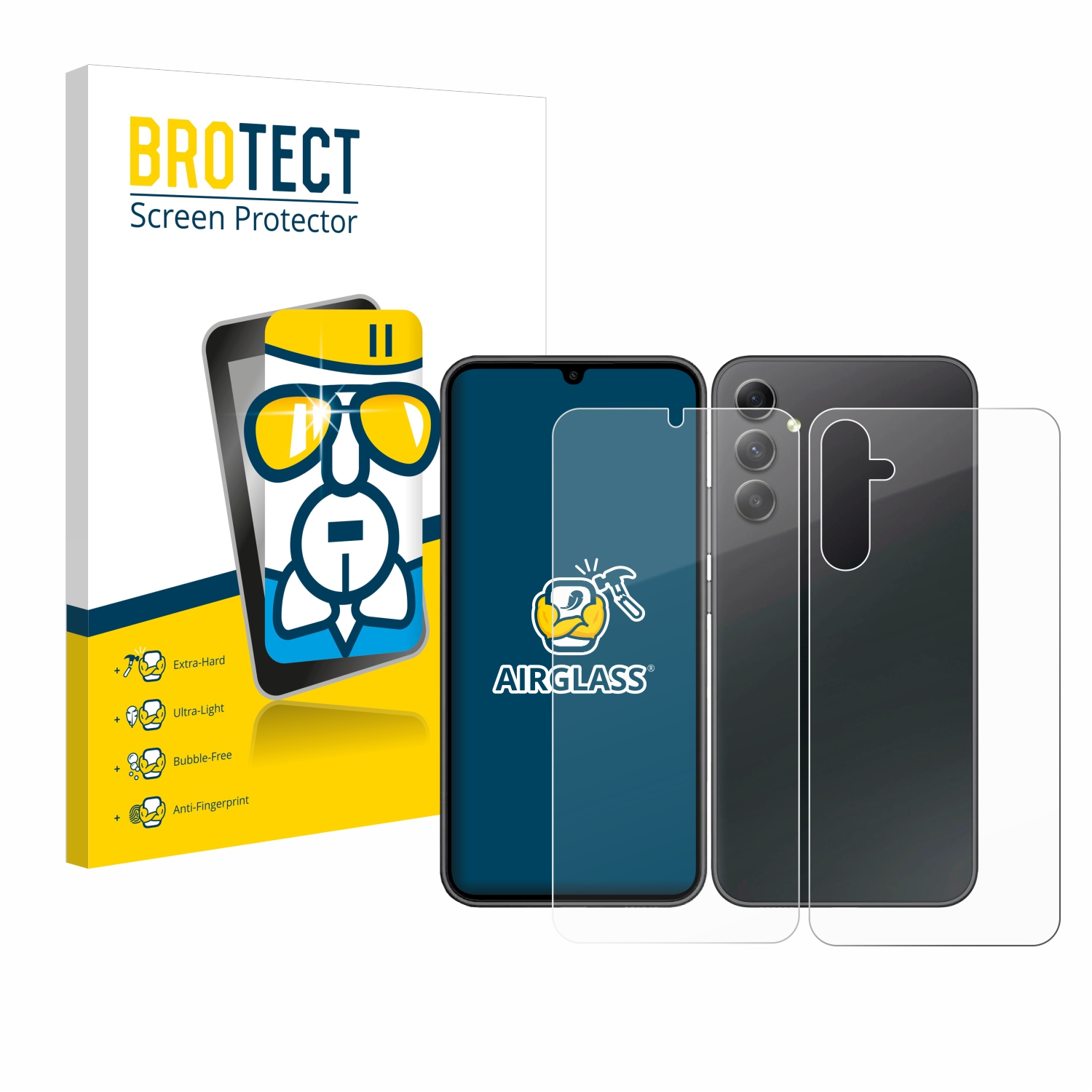 Airglass A34 Edition) Schutzfolie(für klare Enterprise Samsung 5G Galaxy BROTECT