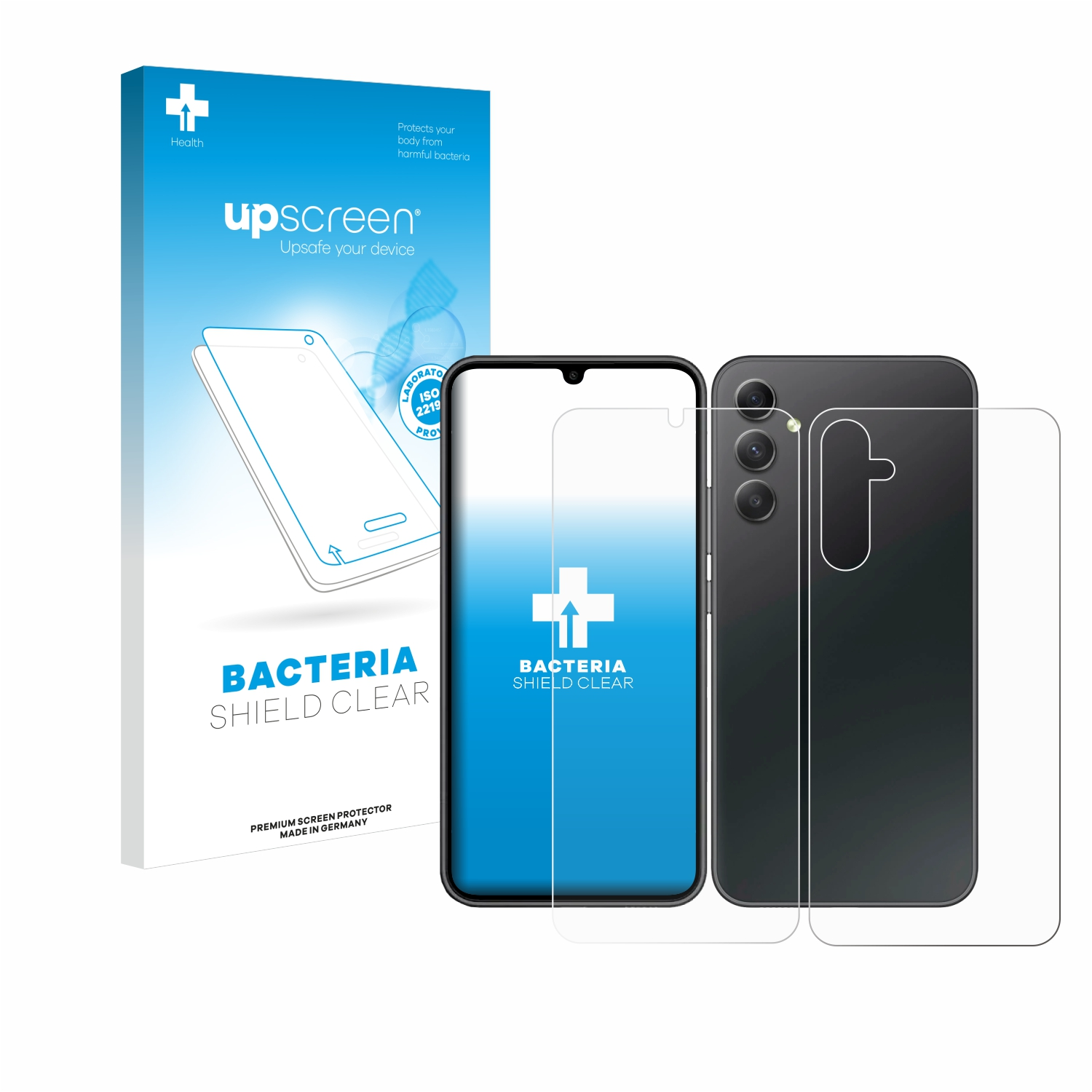 UPSCREEN antibakteriell klare Edition) Galaxy A34 Schutzfolie(für 5G Samsung Enterprise