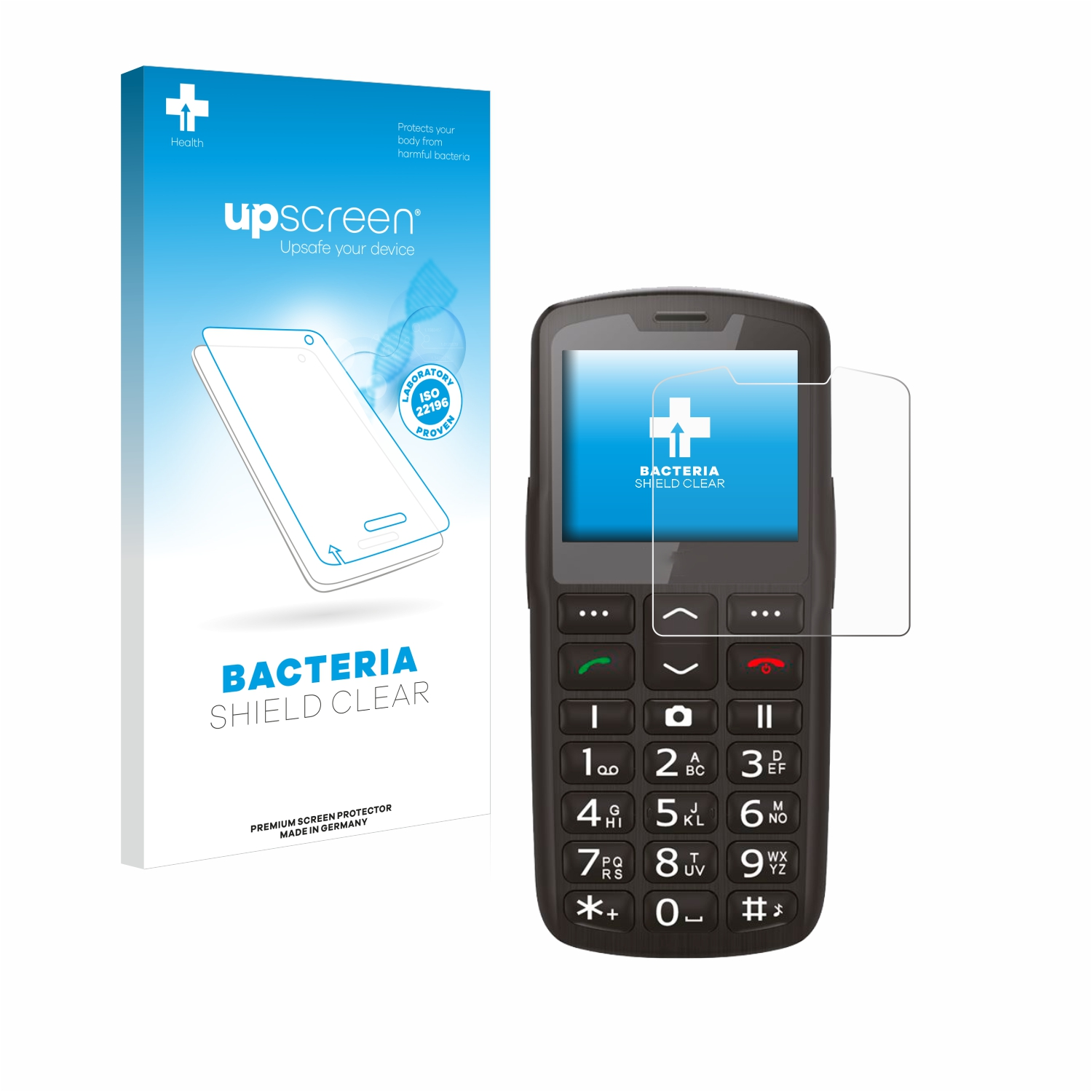 UPSCREEN antibakteriell klare Schutzfolie(für LTE) Beafon SL260