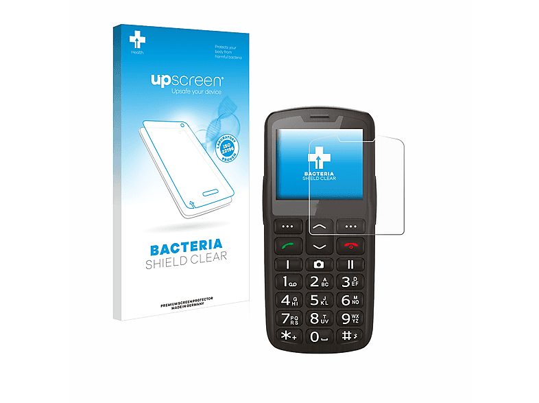 UPSCREEN antibakteriell Beafon Schutzfolie(für klare LTE) SL260