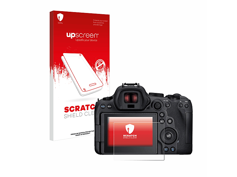 Upscreen Schutzfolie Für Canon EOS 6D – Kristallklar, Kratzfest & Anti-fingerabdruck