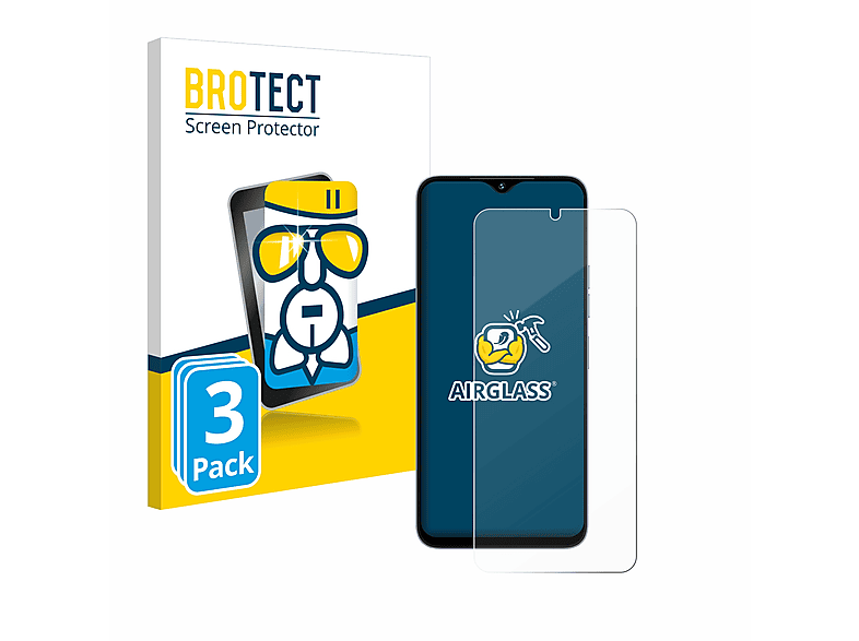 BROTECT 3x Airglass klare Schutzfolie(für Umidigi G5)