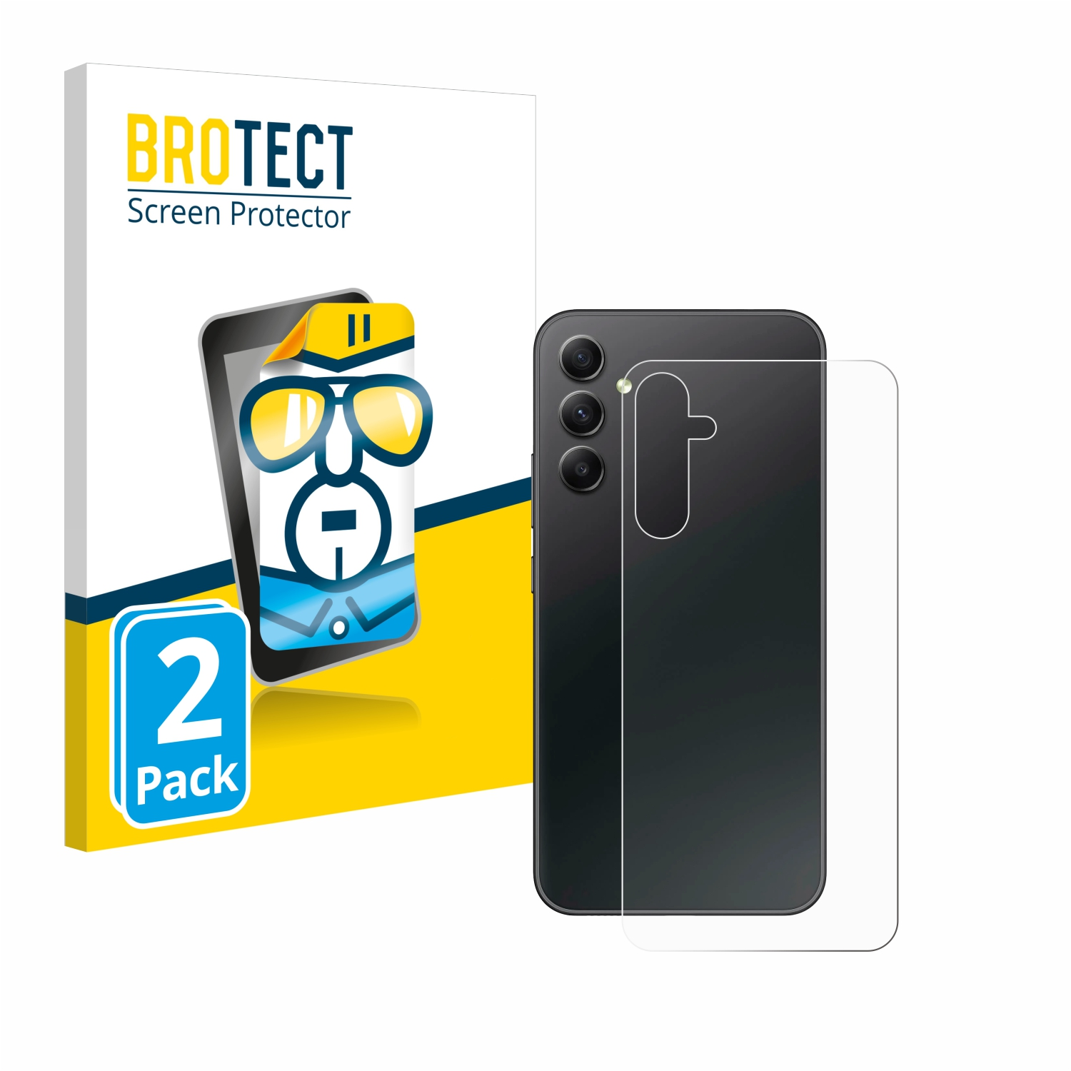 BROTECT 2x klare Schutzfolie(für Samsung Enterprise 5G A34 Edition) Galaxy