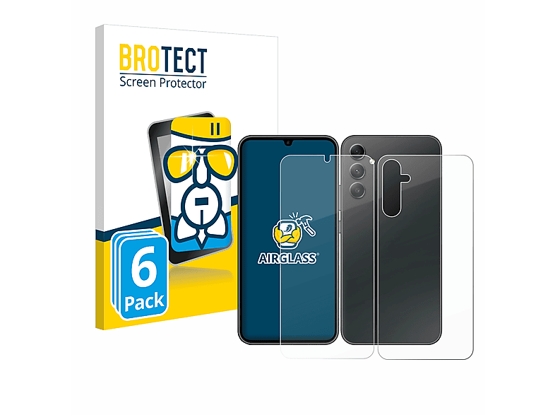 Edition) A34 Airglass Galaxy 6x Enterprise BROTECT 5G Schutzfolie(für Samsung klare