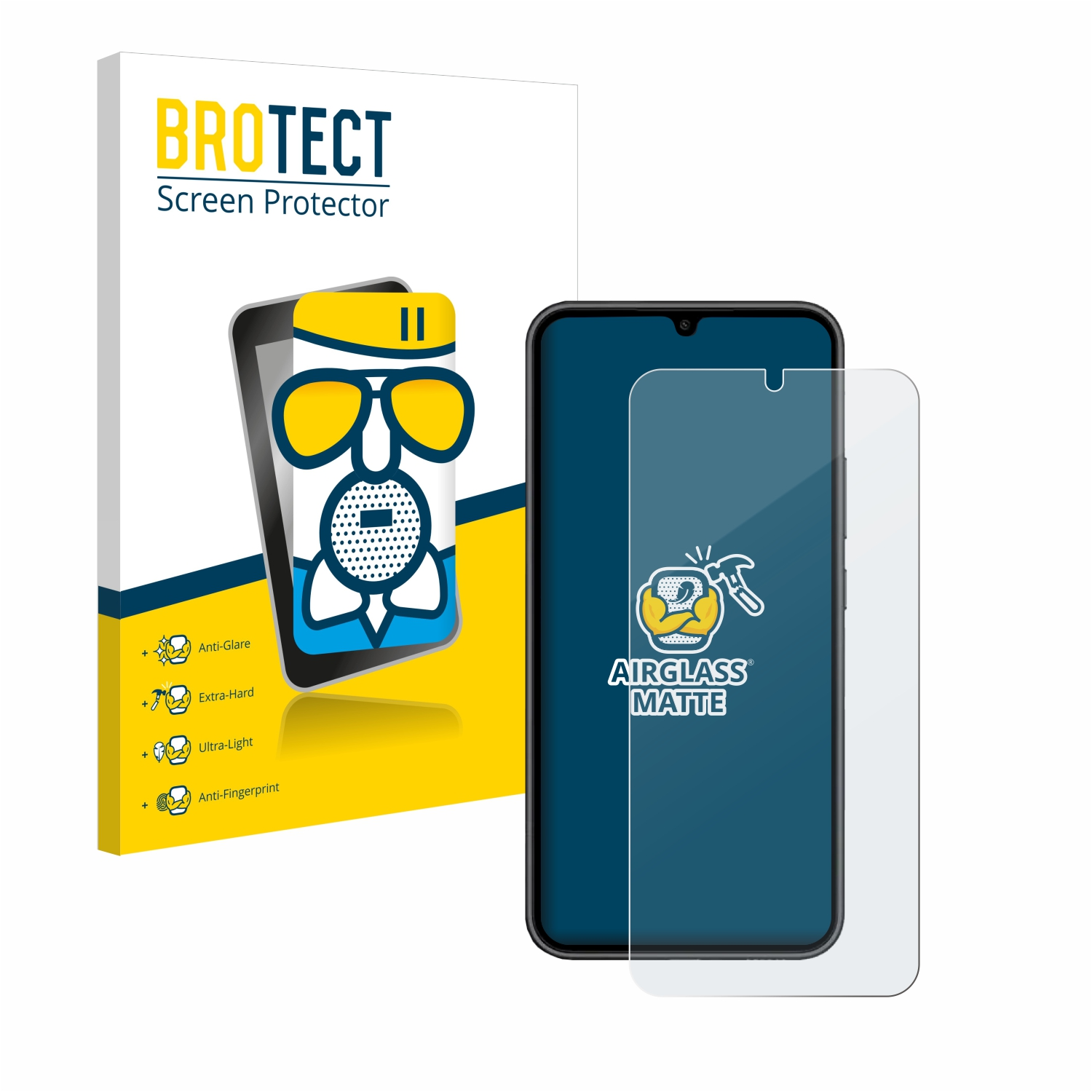 BROTECT Airglass Schutzfolie(für 5G Samsung Galaxy Enterprise Edition) A34 matte