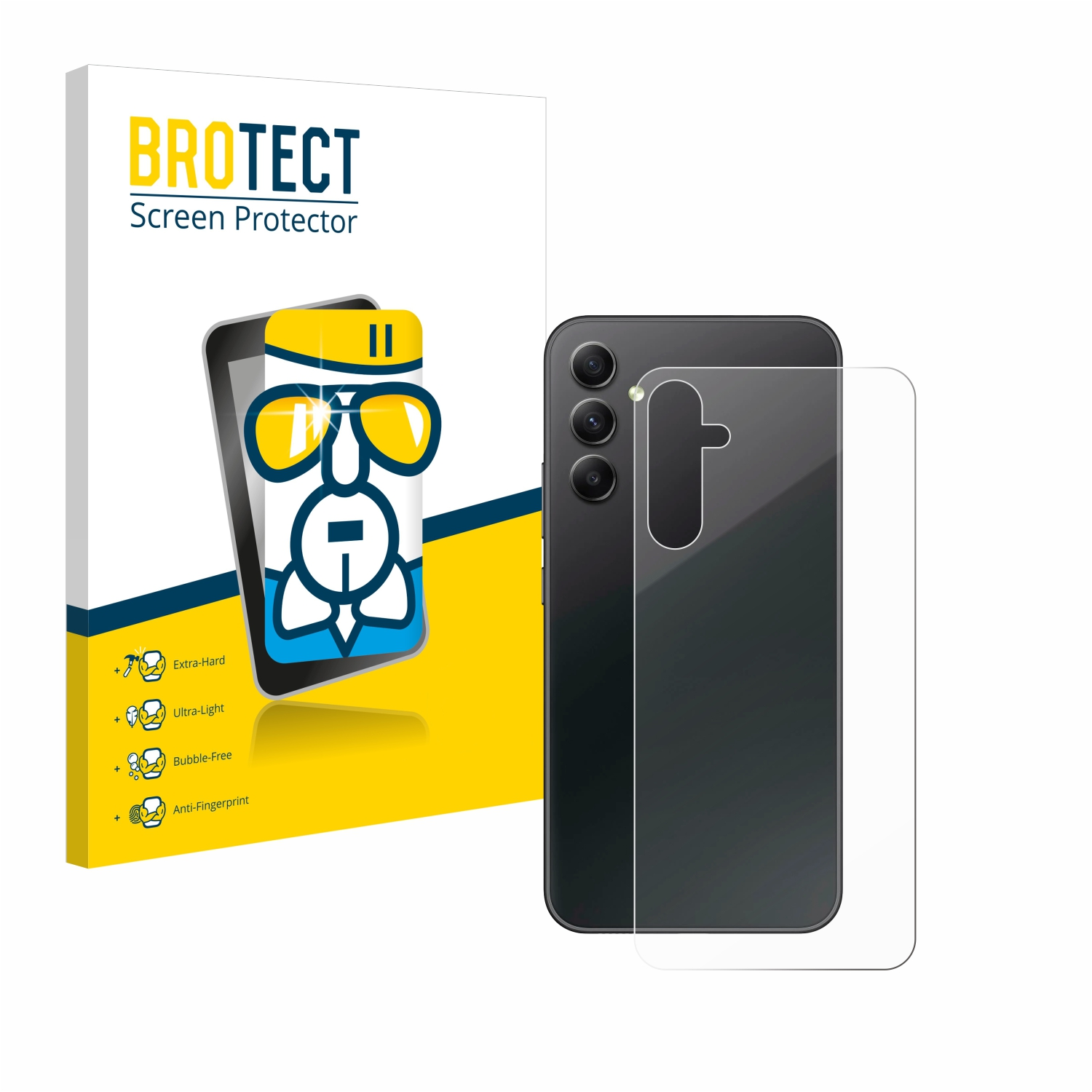 BROTECT Airglass klare 5G Edition) Galaxy A34 Schutzfolie(für Samsung Enterprise