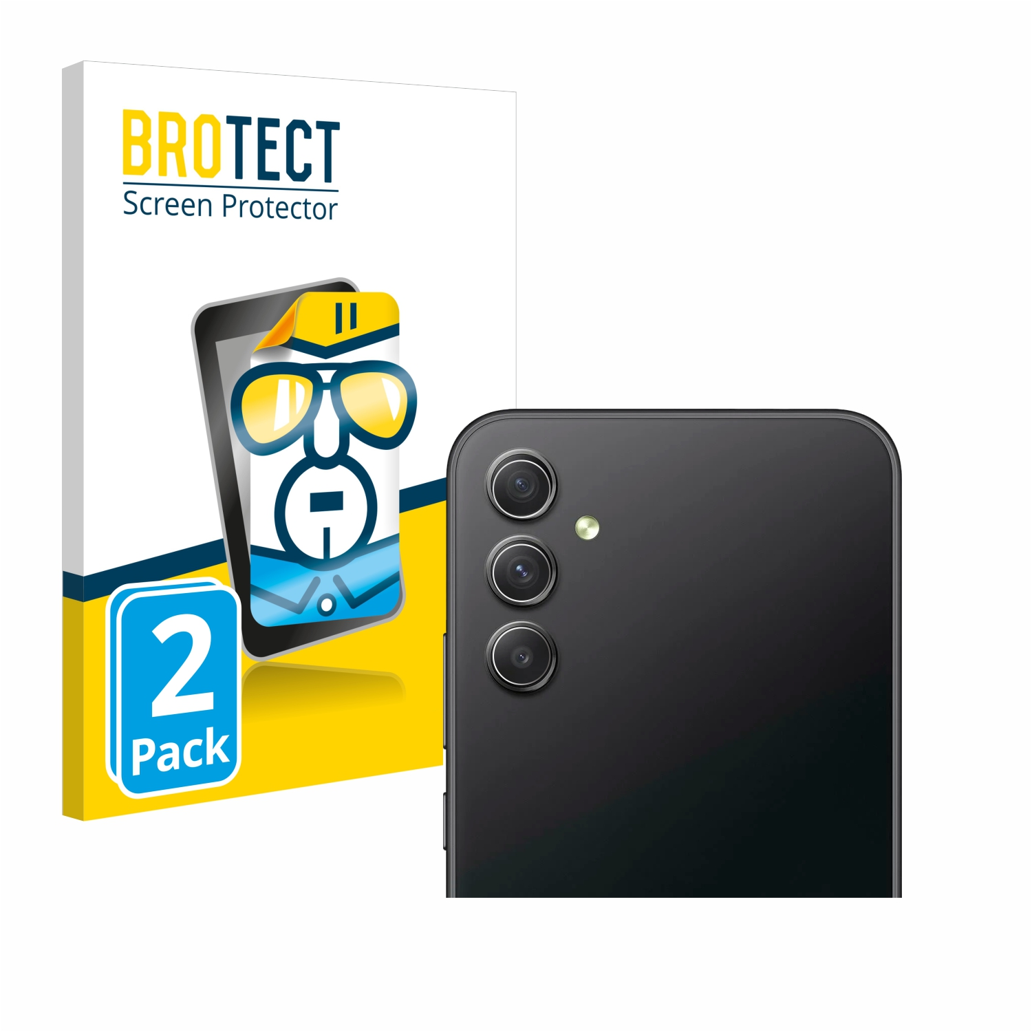 Samsung Galaxy 5G A34 Edition) BROTECT klare Enterprise Schutzfolie(für 2x