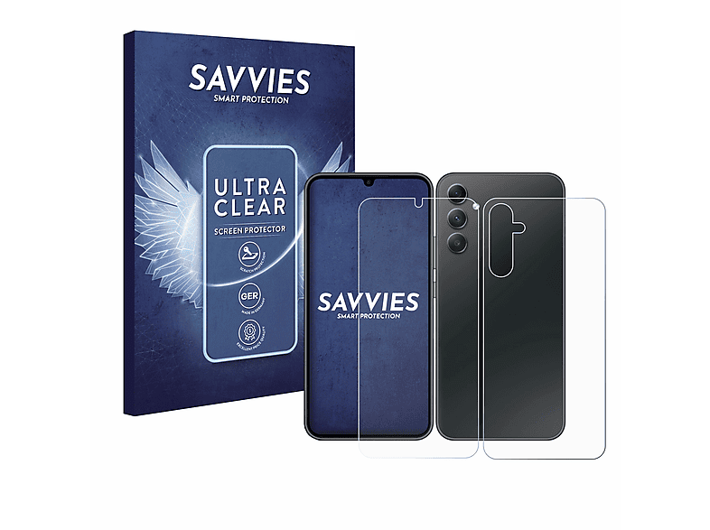 Samsung Galaxy Schutzfolie(für Enterprise 5G SAVVIES klare Edition) A34 18x