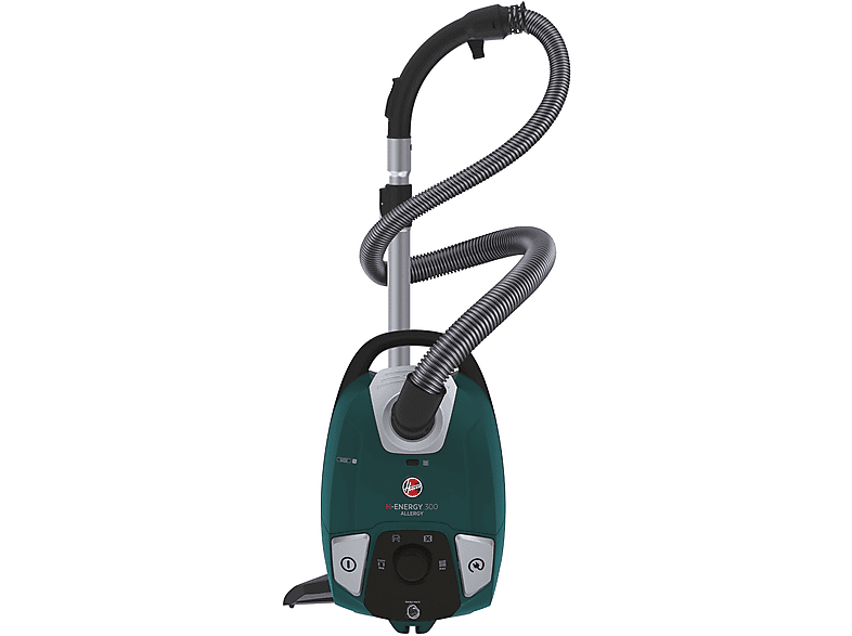 HOOVER HE330ALG 011 Zylinder-Vakuum Bodenstaubsauger, maximale Leistung: 850 Watt, Velvet Grün-Tech Grau)