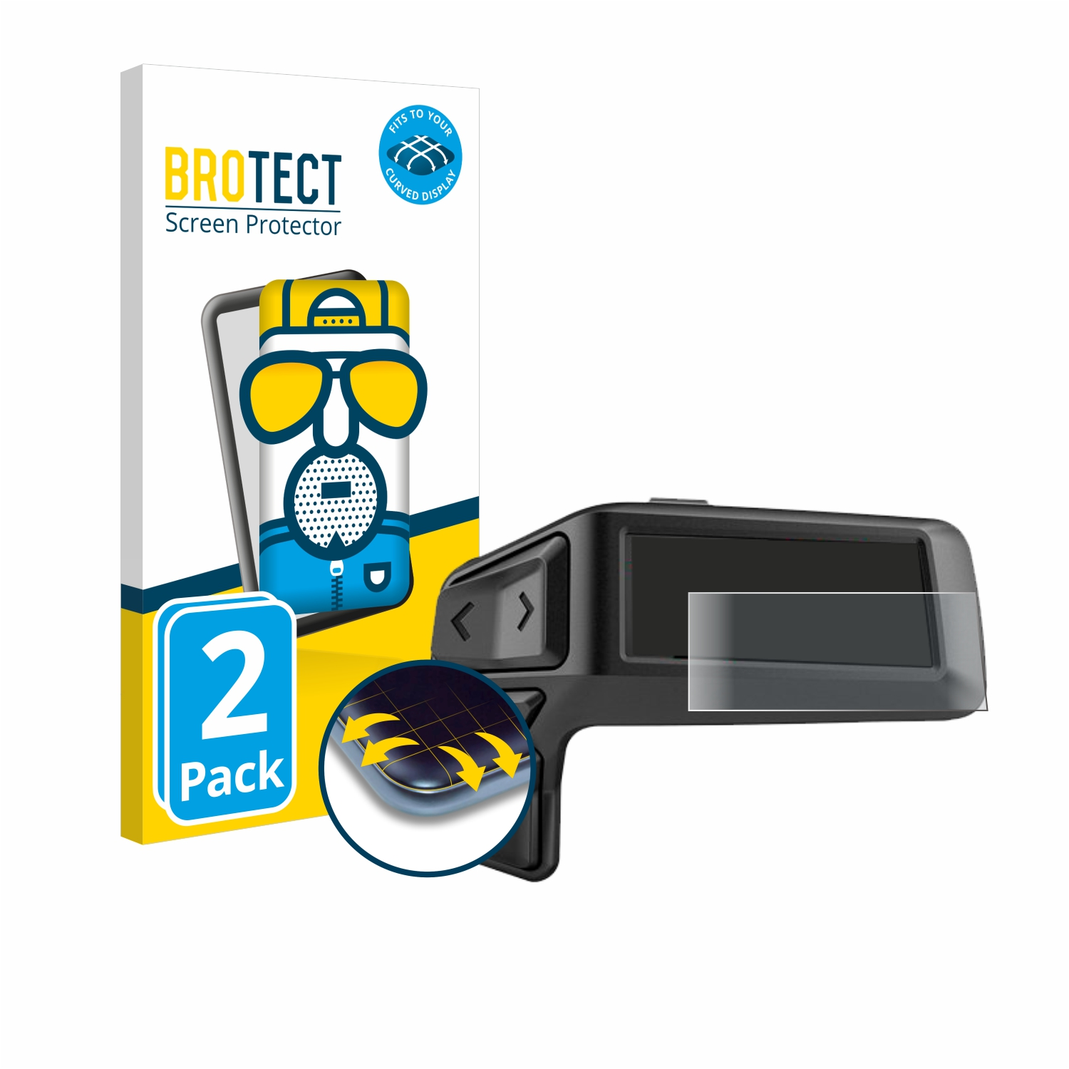 Bosch matt Curved Purion 3D BROTECT Flex Schutzfolie(für 200) Full-Cover 2x