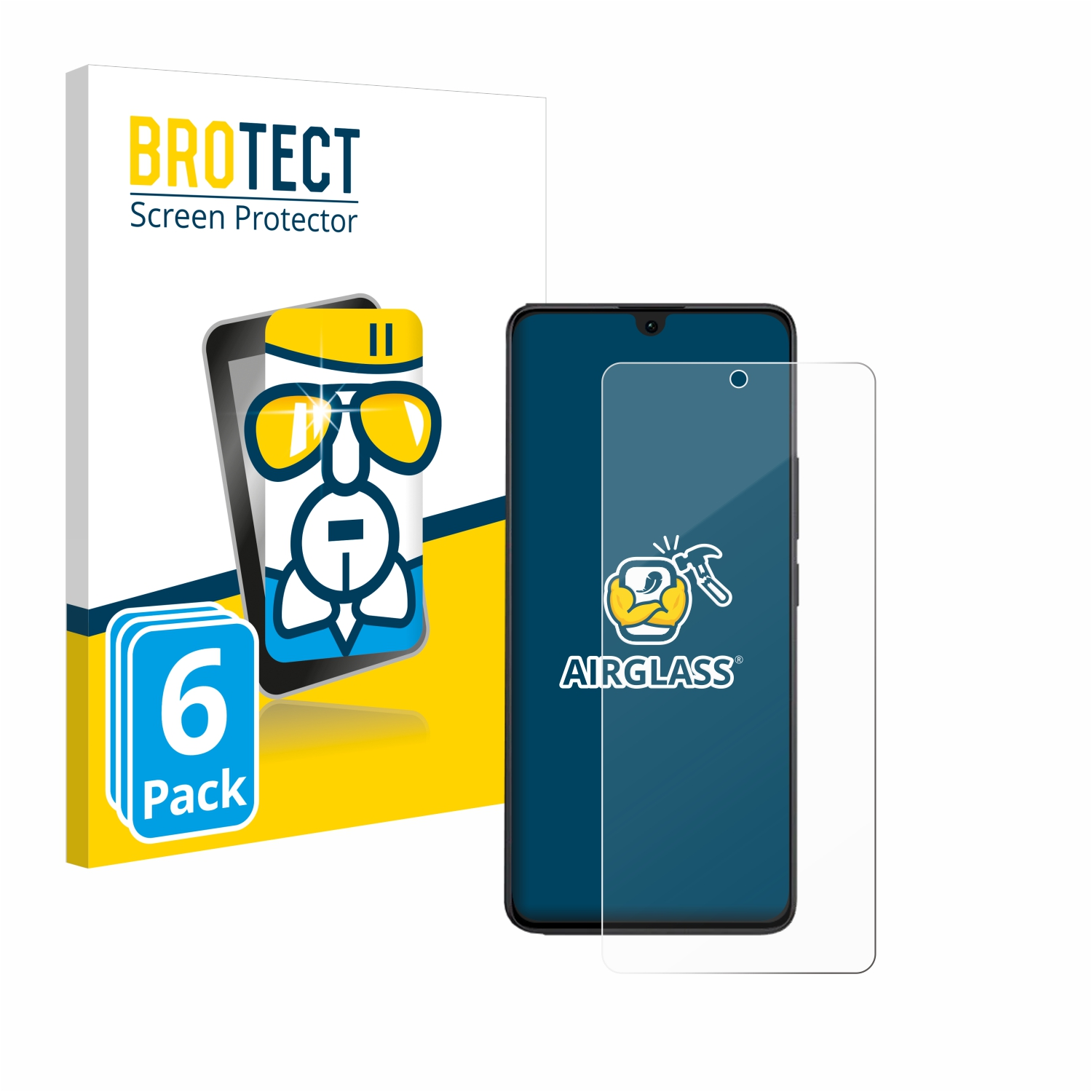 Redmi BROTECT klare Note Schutzfolie(für Xiaomi Airglass Pro) 13R 6x