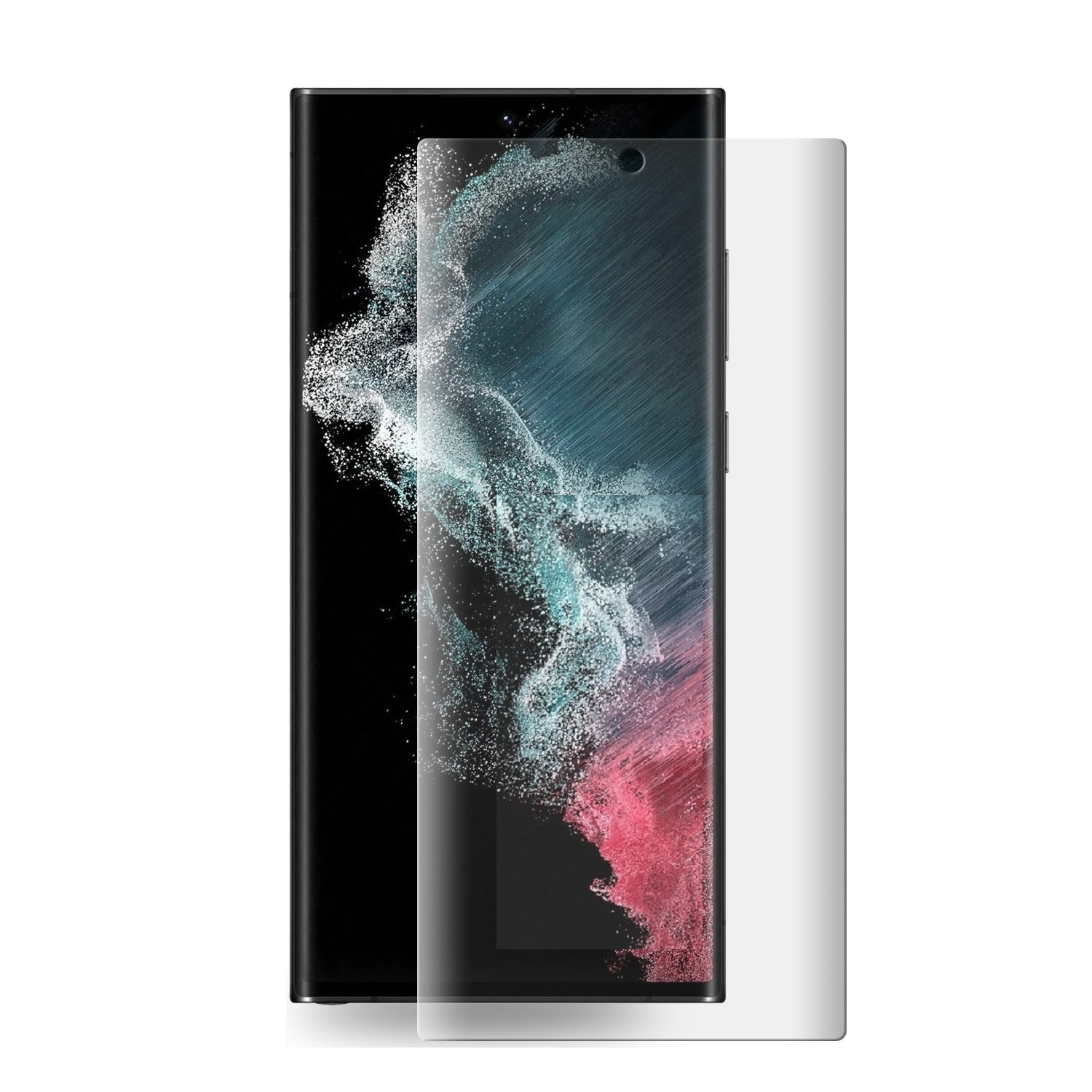 PROTECTORKING 2x Matt CURVED S23 Premium Samsung Displayschutzfolie(für Ultra) Entspiegelt FULL Galaxy