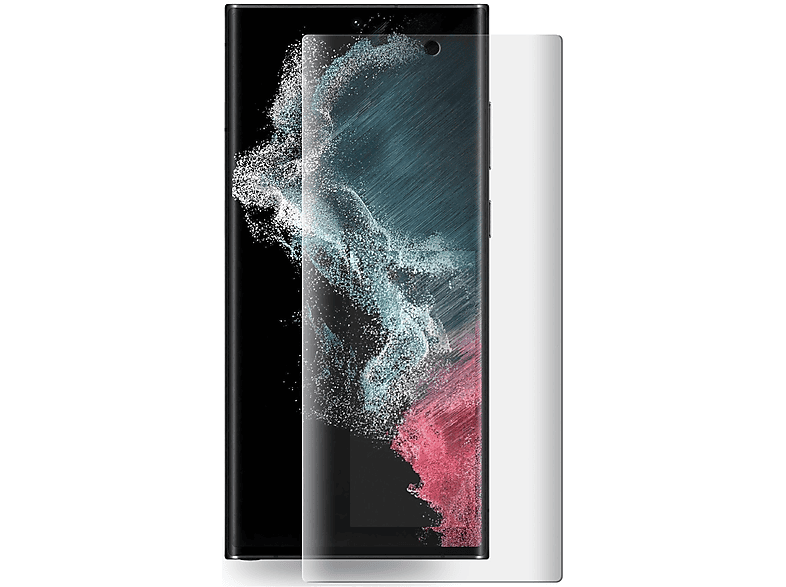 PROTECTORKING 2x FULL CURVED Premium Matt Entspiegelt Displayschutzfolie(für Samsung Galaxy S23 Ultra)