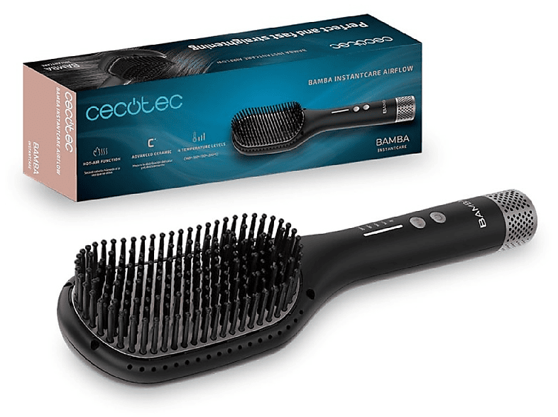 Bamba InstantCare 400 Travel Brush Cepillo alisador Cecotec