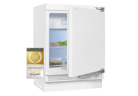 (148,19 | Weiß) Kühlschrank mm hoch, 823 kWh, EXQUISIT UKS130-4-FE-010E MediaMarkt E,