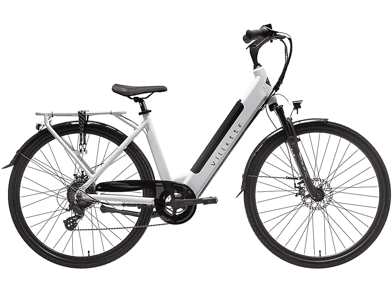 VILLETTE L' Amant Citybike (Laufradgröße: 28 Zoll, Rahmenhöhe: 48 cm, Damen-Rad, 470 Wh, weiß)
