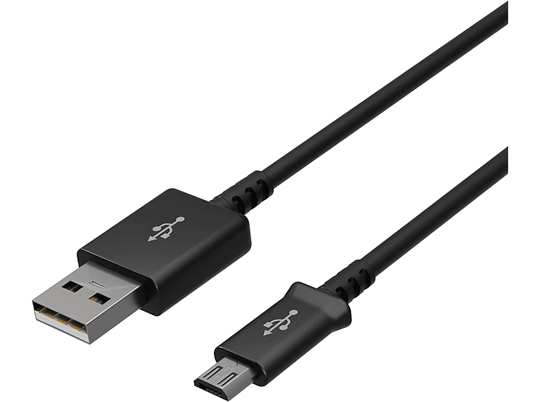 FLEXLINE USB-Ladekabel, A auf USB-micro B Stecker 1m USB Kabel