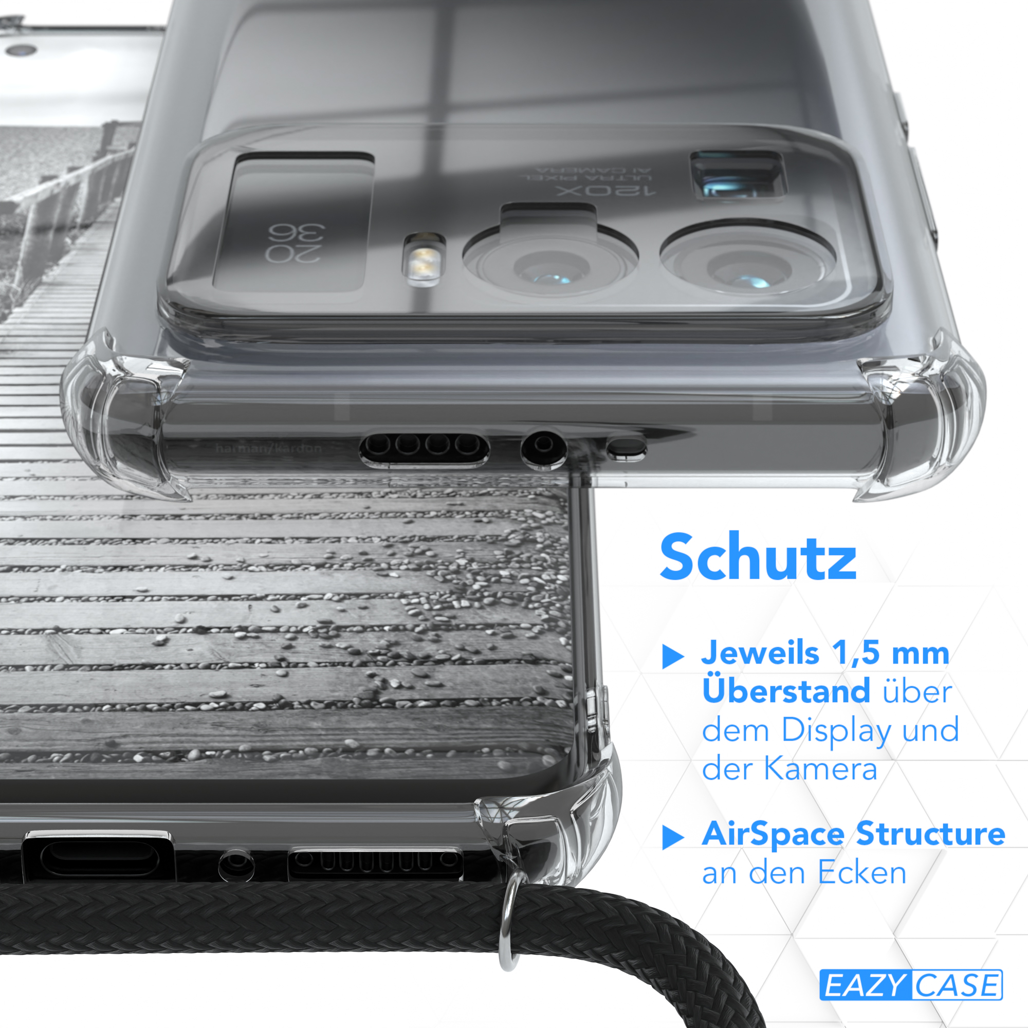 Eine Handyhülle mit Schutzdetails.