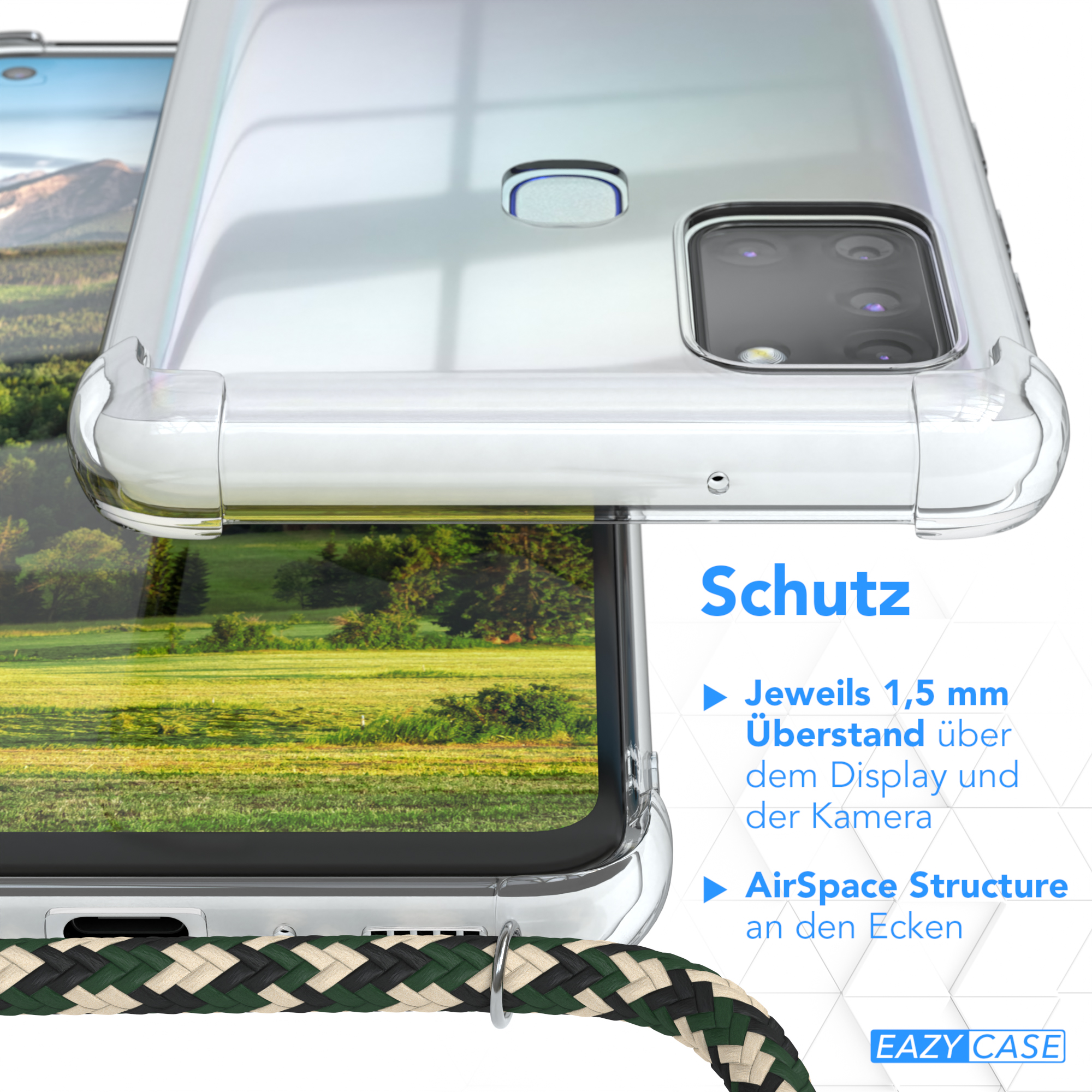 Eine Handyhülle mit Schutzdetails.