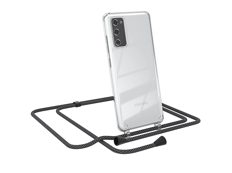 EAZY CASE Samsung, Umhängeband, / S20 Umhängetasche, mit Cover S20 FE FE Clear Anthrazit 5G, Galaxy